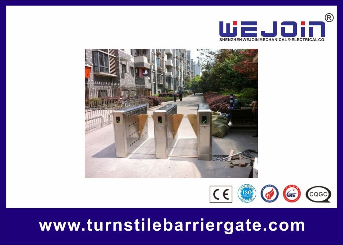 30~40 Transit Speed Pedestrian Retractable Flap Barrier Gate