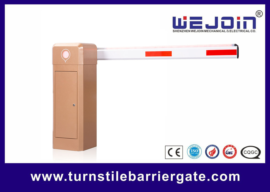6m Arm Barrier Gate Car Parking Barrier Boom Security Gate 1-2s/3-5s Speed Adjustable