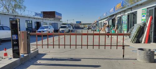 Laatste bedrijfscasus over E40Pro Barrièrepoort | Toegang Gebouwenmaterialenmarkt