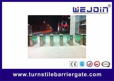 304 Roestvrij Staal Bi-directionele Automatische Reset Flap Barrier Poort voor Betrouwbare Toegangscontrole