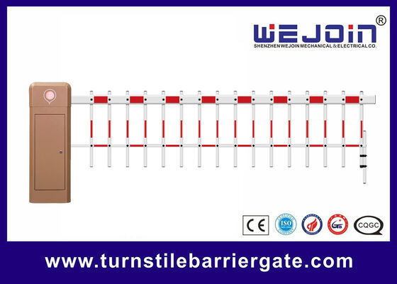 100% Duty Cycle Two Fence Arm 4.5m Boom Automatic Barrier Gate voor High-Grade Residential Vehicle Barrier Gate