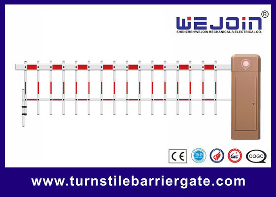 100% Bedrijfsduur Twee Hek Arm 4,5m Boom Barrier Poort voor Parkeerplaats Voertuig Barrier Poort