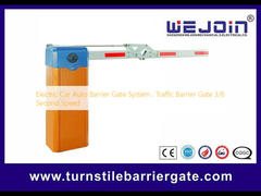 Electric Car Auto Barrier Gate System , Traffic Barrier Gate 3/6 Second Speed